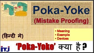 PokaYoke Mistake Proofing  Meaning Examples amp Its devices  A Lean manufacturing Tool [upl. by Demmahum381]