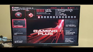 Pomoc techniczna cz 1  Ustawianie optymalne biosu i OC w płycie głównej MSI B450 Gaming Plus Max [upl. by Nytram]