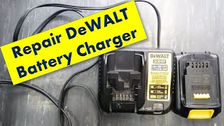 268 How to Repair Battery Charger DeWalt 12V20V Battery DCB107 [upl. by Rubie566]