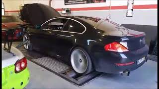 bmw 635d dyno [upl. by Gnehp660]