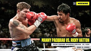 FULL FIGHT  Manny Pacquiao vs Ricky Hatton DAZN REWIND [upl. by Choong161]