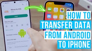 How to TRANSFER DATA FROM ANDROID TO IPHONE wirelessly [upl. by Cindra]