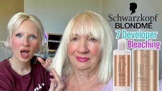 Trying Schwarzkopf BlondMe Bleach On My Mom [upl. by Maryanne]