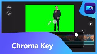 How to Use Chroma Key for GREEN SCREEN  PowerDirector Tutorial iOS amp Android [upl. by Noiram788]