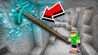 CONSEGUI A PICARETA MAIS LONGA DO MINECRAFT [upl. by Martina]