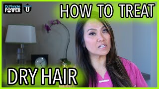 HOW TO TREAT DRY HAIR  WITH DR SANDRA LEE [upl. by Eberle125]