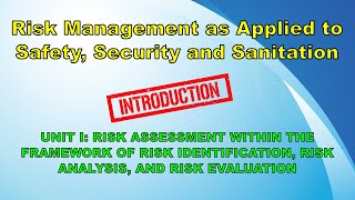 Risk Assessment Within the Framework Of Risk Identification Analysis and Risk Evaluation [upl. by Amilah]