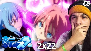 RIMURU VS MILIM  CLAYMAN TOMOU UM PAU  React Tensei Shitara Slime EP 22 Temporada 2 [upl. by Falo]