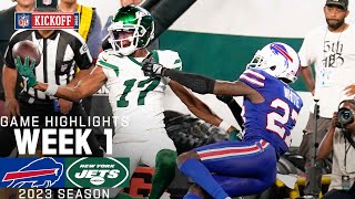 Buffalo Bills vs New York Jets  2023 Week 1 Game Highlights [upl. by Revart]