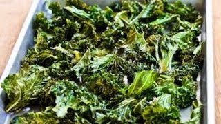 Kale Chips  Baked  Ep 14 vegetarian  Elviscooks1980 [upl. by Dnesnwot]