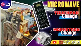 LG Microwave Magnetron Change  Microwave Touchpad Change  lg LG microwave Repairing [upl. by Letsirhc279]