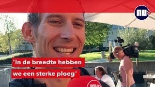 Poels en Mollema kijken uit naar hel van een slotklim bij WK [upl. by Ahtelat]