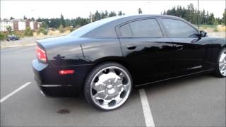 2012 Dodge Charger On 24s [upl. by Errot]