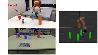 Robot arm trajectory generation Obstacle avoidance with computer vision [upl. by Aldredge960]