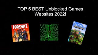 TOP 5 BEST Unblocked Games Websites [upl. by Eastman]