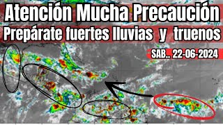 Aviso fuertes lluvias pendientes por inundaciones en difretnes países clima envivo tormenta [upl. by Llimaj]