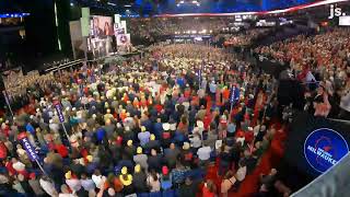 Watch time lapse of the RNC convention at Fiserv Forum in Milwaukee [upl. by Mosra]