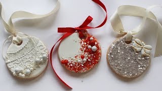 How To Decorate Christmas Ornament Cookies [upl. by Chasse]