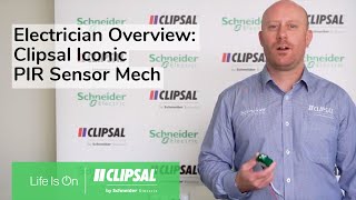 Clipsal Iconic – PIR Sensor Mech – Electrician Overview [upl. by Bendick42]