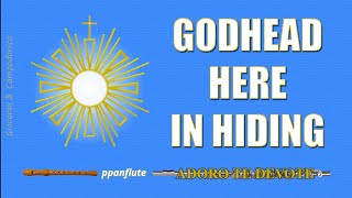 Godhead Here in Hiding Adoro Te Devote Free SHEET MUSIC amp LYRICS  FluteRecorder Cover [upl. by Raybin]