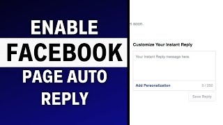 How to make Facebook Page AutoReply SUPER EASY [upl. by Jeremie]