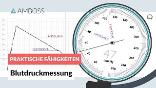 Blutdruckmessen  Schematische Darstellung  AMBOSS Video [upl. by Bonns367]