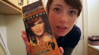 Dying my hair Clairol Natural Instincts 6R [upl. by Leiand]