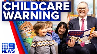 Some childcare centres warned by ACCC  9 News Australia [upl. by Shelby]