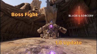 NEW Dalgarian Ruins Exploration and Lightning Golem Fight┃Blade and Sorcery 10 Update [upl. by Atibat]