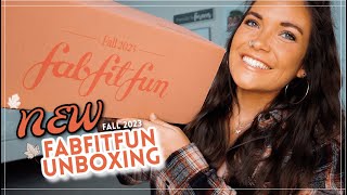 NEW FabFitFun UNBOXING 🍂 FALL 2023 🍁 coupon code [upl. by Haskins]