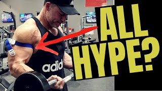 Blood Flow Restriction Training Arms Workout Is the HYPE REAL [upl. by Erme]