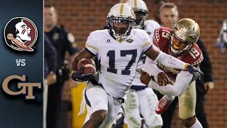 Florida State vs Georgia Tech Football Highlights 2015 [upl. by Karolyn]