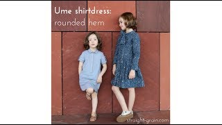 Ume pattern The rounded hem [upl. by Enahsal32]