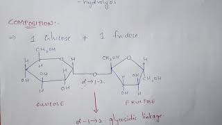 PART6  SUCROSE AND TREHALOSE  DISACCHRIDES  BIOCHEMISTRY  BY PHANINDRA GUPTA [upl. by Cavan]