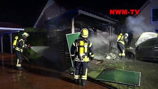 2020 03 08 Wallenhorst Carportbrand NWM TV [upl. by Navanod]