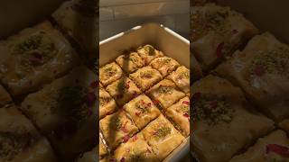 Pistachio Baklava baklava pistachio dessert desserts recipe dough middleeast [upl. by Nnayrrehs]