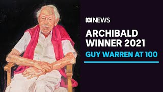 100th Archibald Prize won by a portrait of a 100yearold artist  ABC News [upl. by Ennaerb]