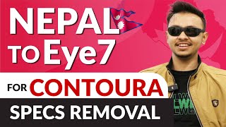 Motorcyclist from Nepal Gets Contoura Vision for Specs Removal at Eye7 Eye Hospitals Delhi India [upl. by Arissa]