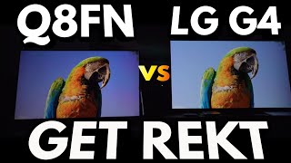 LG G4 Filmmaker Mode vs Samsung Q8FN QTV Calibrated [upl. by Unity]