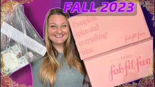 FABFITFUN FALL 2023 UNBOXING 🍁 TWO BOXES PLUS A MYSTERY BUNDLE [upl. by Bevus]