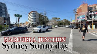 MAROUBRA JUNCTION Sydney Australia  Sunny WalkSpring 4K UHD [upl. by Lysander875]