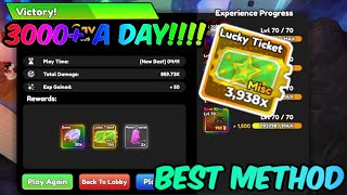 AFK LUCKY TICKET FARM ANIME DEFENDERS [upl. by Elfreda]