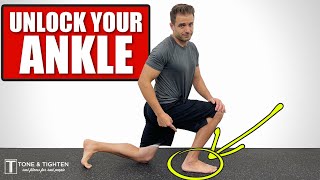 Improve Ankle Mobility Exercises To Unlock A Tight Stiff Ankle [upl. by Ecnatsnoc]