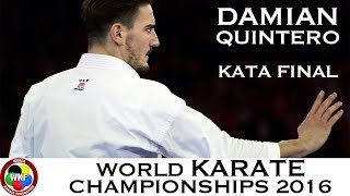 FINAL Male Kata QUINTERO SPA Kata Chatanyara Kushanku 2016 World Karate Championships [upl. by Sharleen]