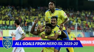 All of Kerala Blasters FC’s goals from Hero ISL 201920 [upl. by Hajed]