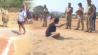 Girl Police Physical Selection Process Video  Distodaynews [upl. by Missi226]