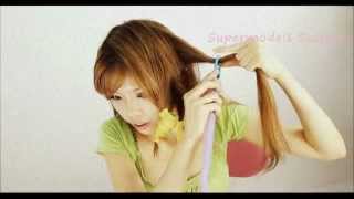 Easy Heatless Curls tutorial with magic hair curlers Standard or small curls size [upl. by Liuqnoj]