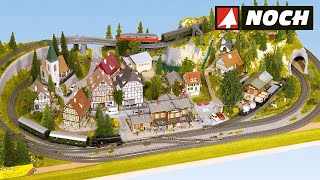 NOCH Modellbau Aufbau von Fertiggeländen für die Modelleisenbahn [upl. by Nithsa68]