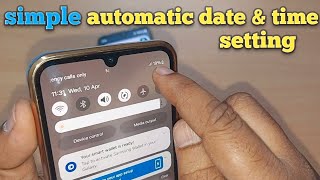 samsung galaxy a15 5g automatic date amp time setting  how to set automatic date amp time on android [upl. by Chimene]