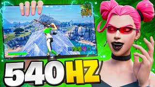 I Tried Fortnite On 540HZ For The FIRST TIME… [upl. by Nnylkcaj]